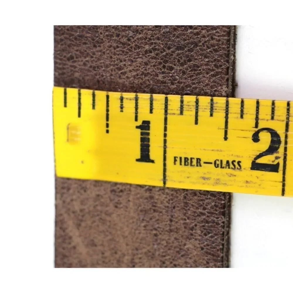 INDIA SADDLE BROWN GENUINE LEATHER 1 1/2